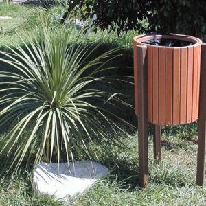 cestino in plasica riciclata tipo circle